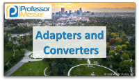 Adapters and Converters video title slide