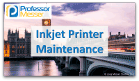 Inkjet Printer Maintenance video title slide