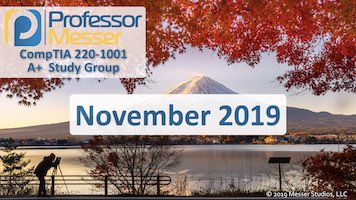 November 2019 Study Group video title slide