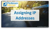 Assigning IP Addresses video title slide