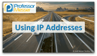 Using IP Addresses video title slide