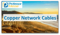 Copper Network Cables video title slide