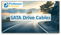 SATA Drive Cables video title slide