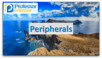 Peripherals video title slide