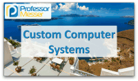 Custom Computer Systems video title slide