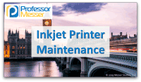 Inkjet Printer Maintenance video title slide