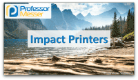 Impact Printers video title slide