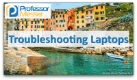 Troubleshooting Laptops video title slide