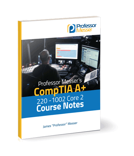 220-1002 Core 2 Course Notes book cover