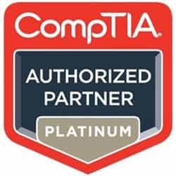 CompTIA Authorized Partner logo - Platinum