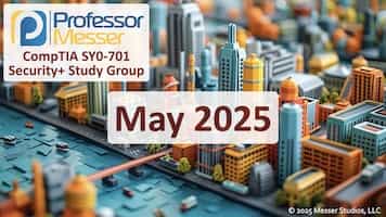 Cover slide for the February 2025 Security+ Study Group