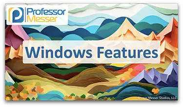 Windows Features title slide