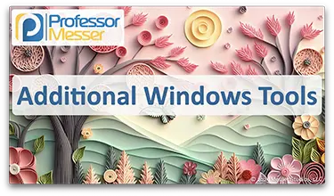 Additional Windows Tools title slide
