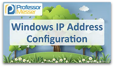 Windows IP Address Configuration title slide