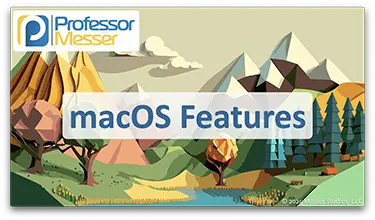 macOS Features title slide