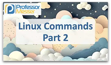 Linux Commands Part 2 title slide