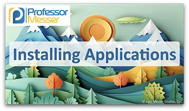 Installing Applications title slide