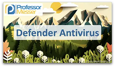Defender Antivirus title slide