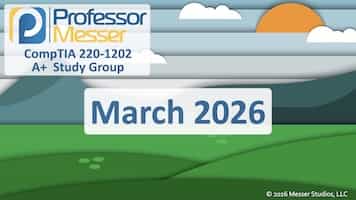 January 2026 A+ Core 2 Study Group title slide