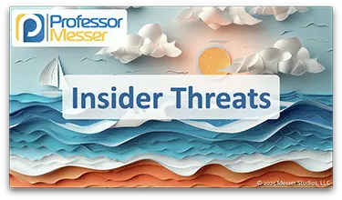 Insider Threats title slide