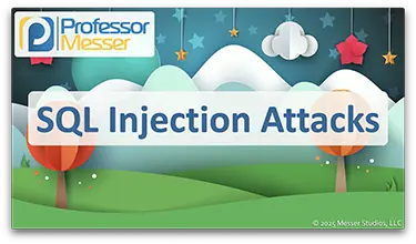 SQL Injection Attacks title slide