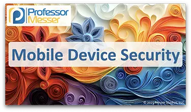 Mobile Device Security title slide