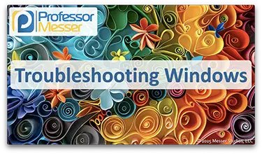 Troubleshooting Windows title slide