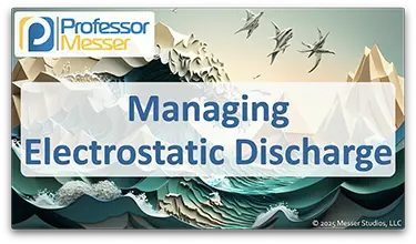 Managing Electrostatic Discharge title slide