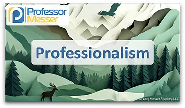 Professionalism title slide