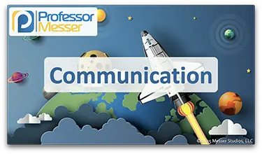 Communication title slide