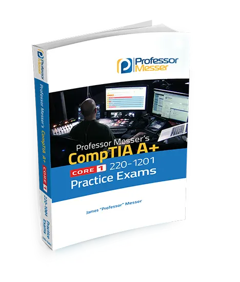CompTIA A+ 220-1201 Course Notes on a tablet