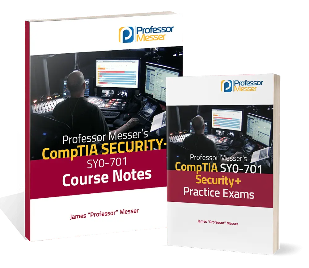 220-1202 Course Notes title page on a tablet