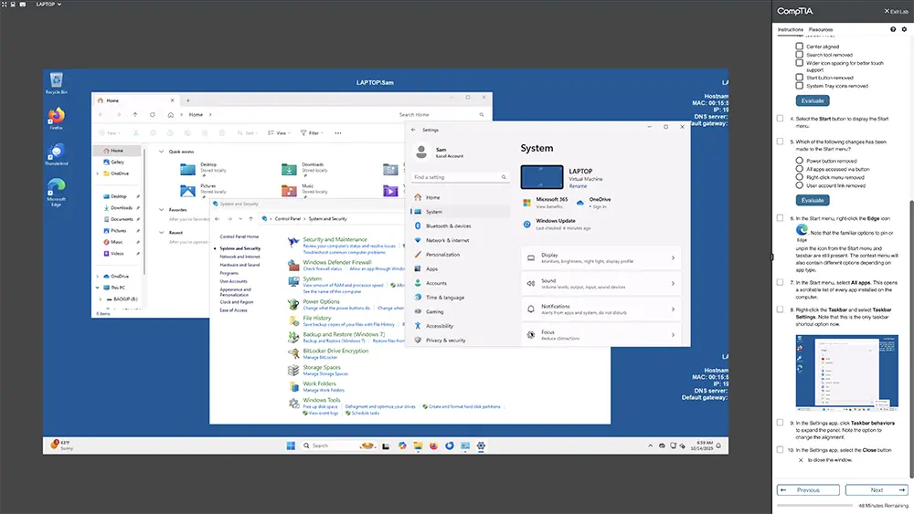 220-1201 CertMaster Study quiz module