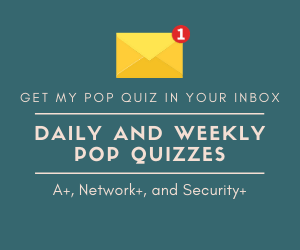 Signup for Daily and Weekly Pop Quizzes