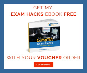 Get my Exam Hacks ebook free with your voucher order