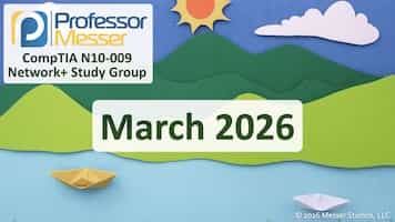 Network+ Study Group title slide - March 2026