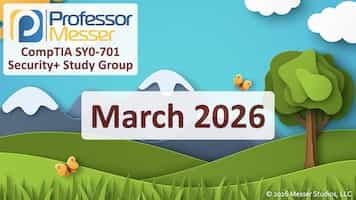 Security+ Study Group title slide - March 2026