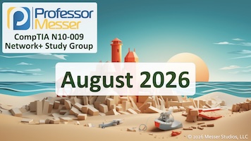 August 2026 Network+ Study Group title slide